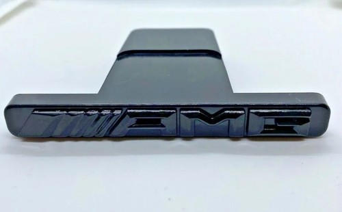 Mercedes AMG Front Grill Badge Emblem GT Panamericana - Gloss Black UK đŦđ§ - Picture 6 of 14
