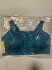 44D All in Motion Womens High Support Sculpt Zip-Front Mesh Crossback Sports Bra