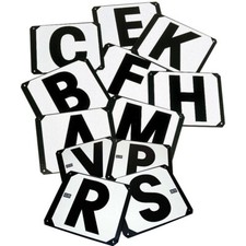 Screw-On Metal Dressage Arena Markers Letters x 12 A,K,E,H,C,M,B,F,V,P,R,S