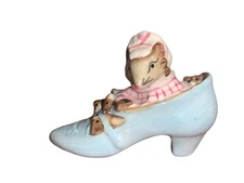 Beatrix Potter The Old Woman Who Lived in a Shoe Figurine 1959 Beswick England