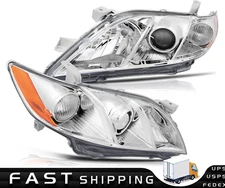 Headlight Assembly Fit 2007 2008 2009 Toyota Camry Driver and Passenger Sides