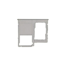 SIM microSD Card Tray Single for Samsung Galaxy A31 Silver Phone Repair Part