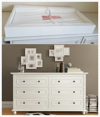 drawers with change table top