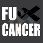 F*CK Cancer Awareness Ribbon Sticker Decal Choose your colour Car Window 4wd ute