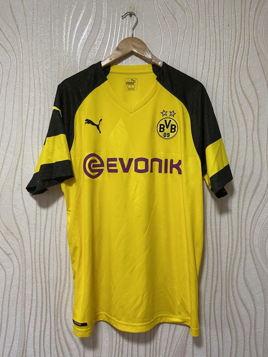 BORUSSIA DORTMUND 2018 2019 HOME FOOTBALL SHIRT SOCCER JERSEY PUMA