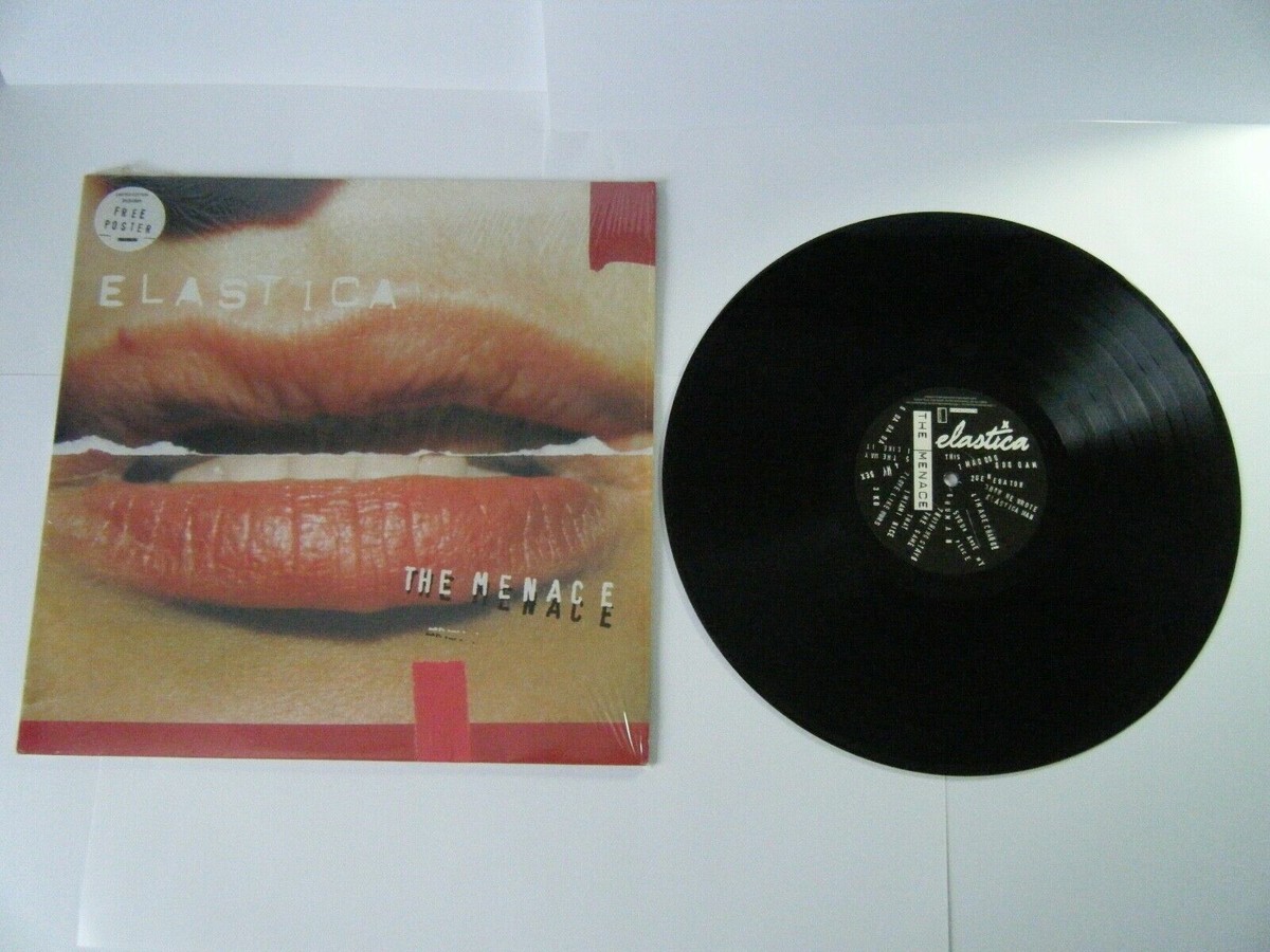Elastica The Menace Limited Edition LP w Inner & Poster UK 2000 