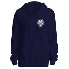 LCS-15 USS Billings Navy Full-zip Hoodie