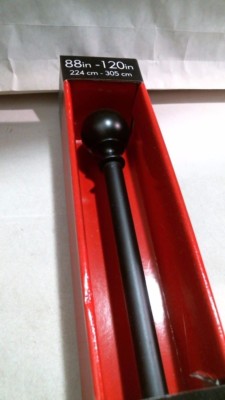 Umbra U-Loft 242748-040-L08 Bola 88''-120'' Drapery Rod, FREE SHIPPING