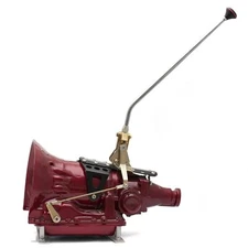 GM350 (TH) Single Action Shift Kit 23 Single Bend Arm w/ Delux Knob