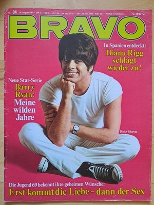 BRAVO Nr.34 vom 18.8.1969 Barbara Eden, Mick Jagger, Brian Jones, Ricky Shayne