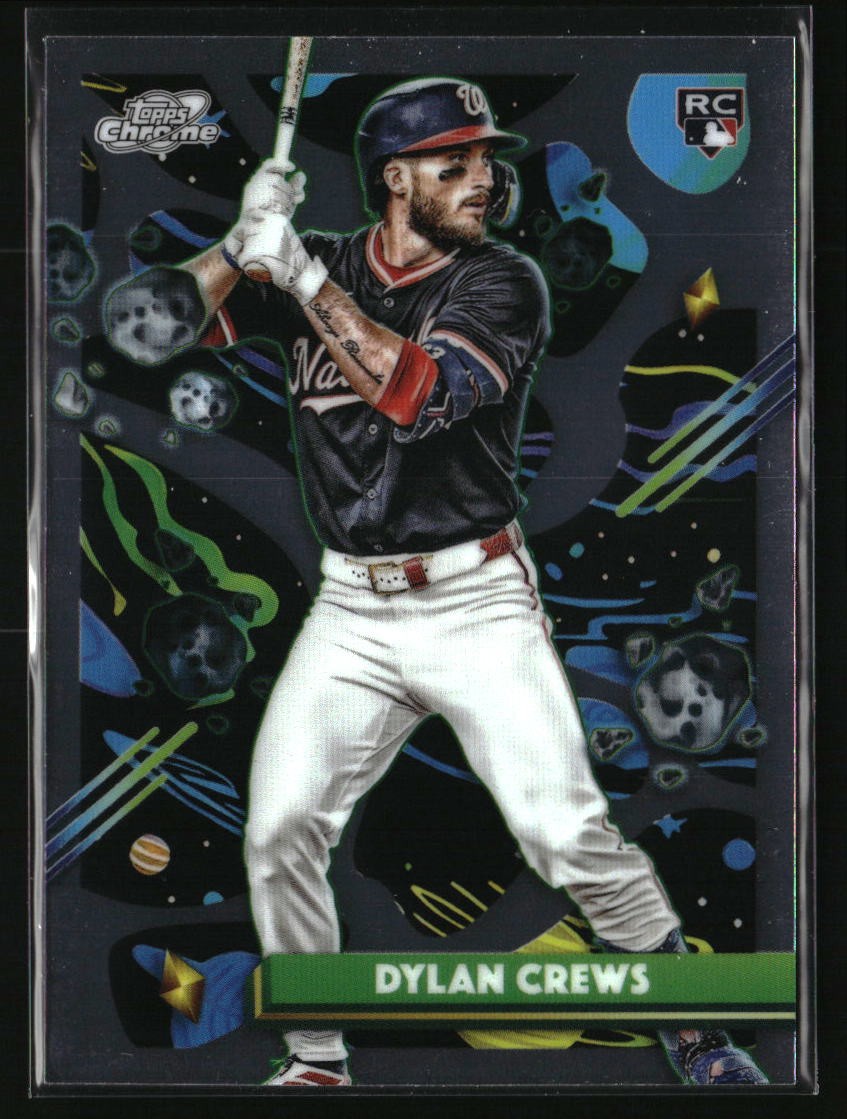 2025 Topps Chrome Cosmic Dylan Crews RC #194 Rookie Washington Nationals