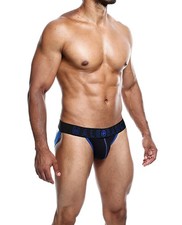 Lingerie Royal Nylon Spandex Male Basics Neon Jockstrap Royal Men's Underwear