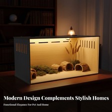 Großer Hamsterkäfig Stabile Holzkonstruktion Hamsterkäfig aus Holz für Zuhause