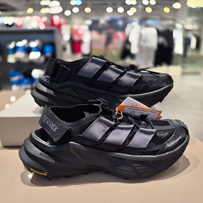 靴  TERREX FREEHIKER SL SANDAL Adidas Terrex Free Hiker SL Sandals Men's Black Gray KK5038