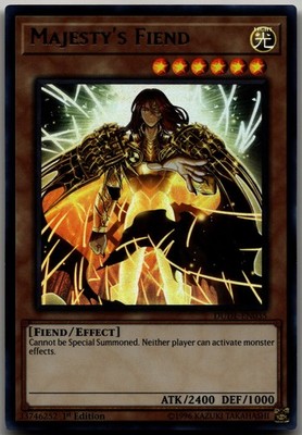 Majesty's Fiend Ultra Rare Duel Devastator DUDE-EN035 LP