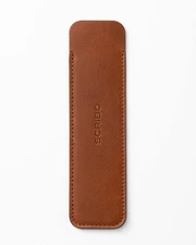 Scribo Astuzen Single Leather Pen Pouch in Classico Seppia - NEW in Box