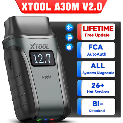 XTOOL A30M All System Diagnostic OBD2 Scanner Wireless Bidirectional Free Update