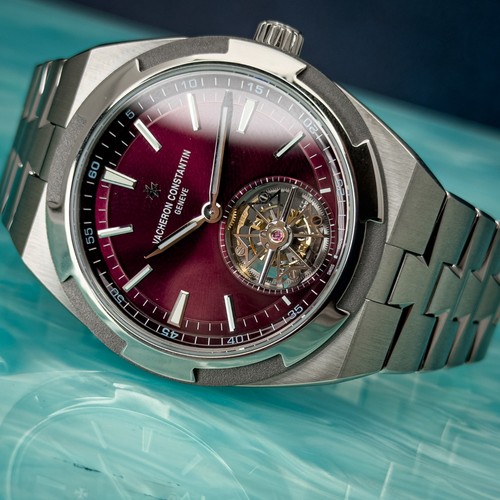 Vacheron Constantin Overseas Tourbillon 6000V210TH179 Red Dial Titanium IN STOCK