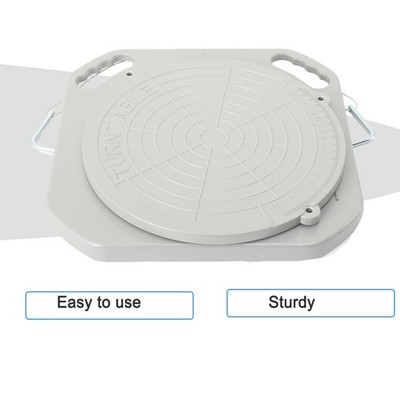 2 Pcs Wheel Alignment Turn Plates 2.5T Capacity with Transition Bridge