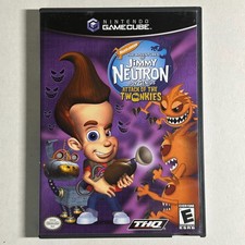 Jimmy Neutron Boy Genius Attack of the Twonkies GameCube CIB Manual