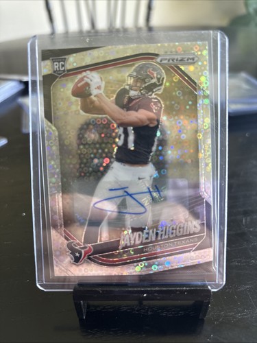 2025 Panini Prizm - Rookies Jayden Higgins #376 SparklePrizm Autographs (AU, RC)