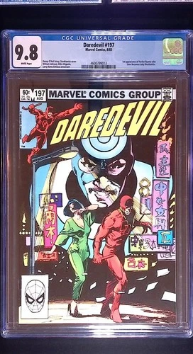 Daredevil #197, CGC 9.8, Marvel, 1983 1st app. Yuriko/ later Lady Deathstrike