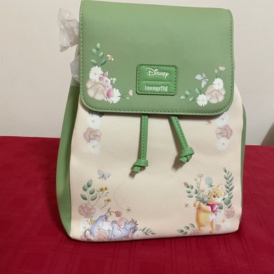 LOUNGEFLY DISNEY WINNIE THE POOH FLORALS MINI BACKPACK NWT 