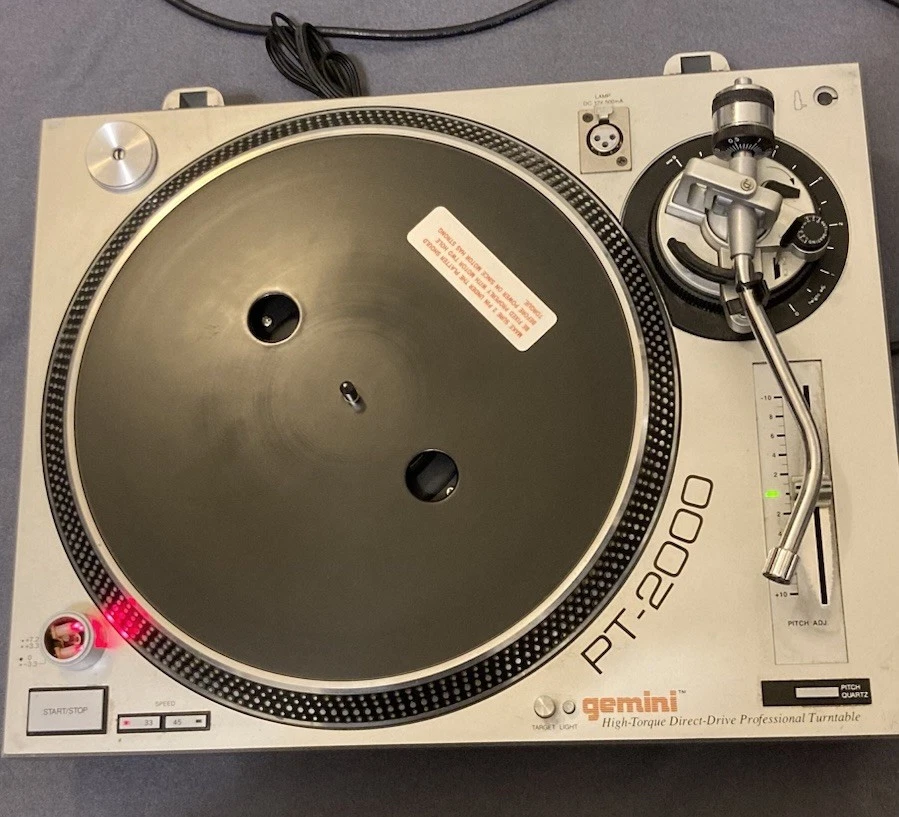 Gemini PT-2000 High-Torque Direct Drive Professional Turntable *Parts Or Repair - Image 2 of 4