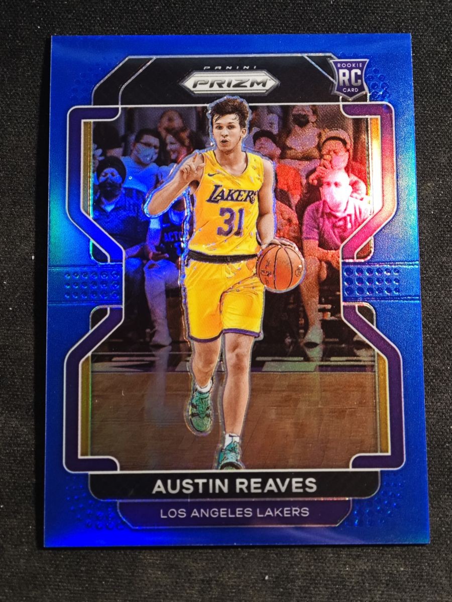 2021-22 PANINI PRIZM BLUE RC AUSTIN REAVES 53/199