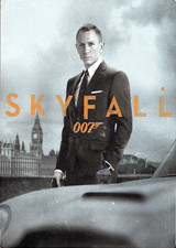 007 "Skyfall" James Bond Theatrical Film Release Poster Fine Art Postcard 2012