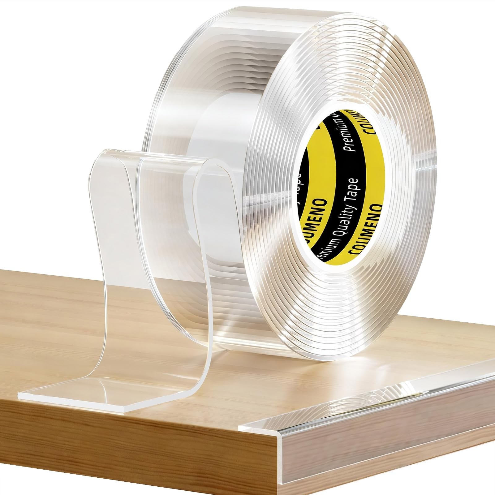 COUMENO Clear Baby Corner Protectors, 40mm x 5m, 2mm Thick Edge Protector Str...