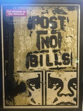 Shepard Fairey Obey Giant First Screen Print &lsquo;Post No Bills Collage&rsquo; 2000