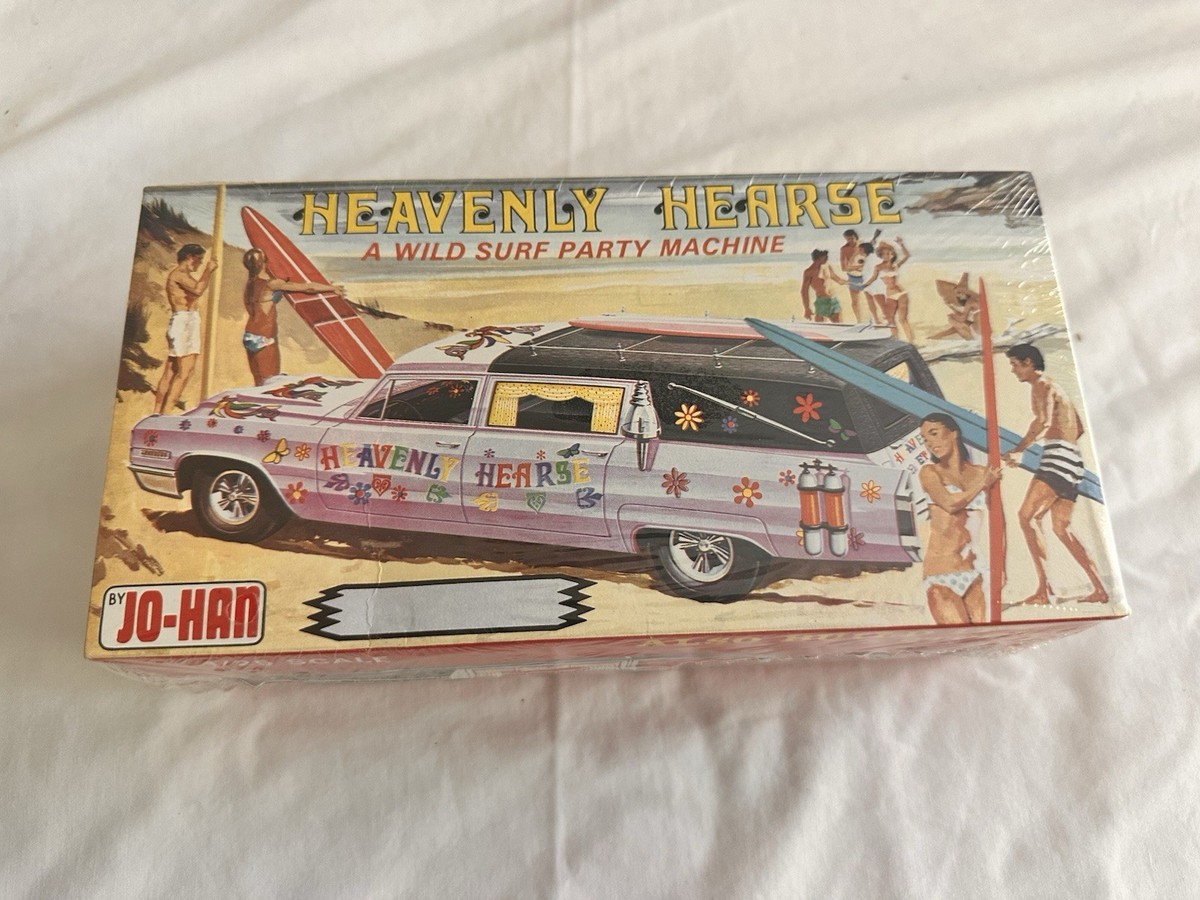 Jo-Han Heavenly Hearse Cadillac Gc-600 1/25 Scale Model Kit 1966