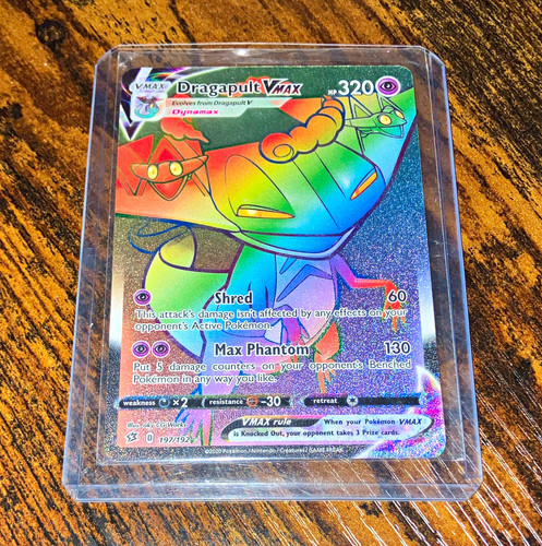 Dragapult VMAX 197/192 Rebel Clash Secret Rare Holo Full Art 320 HP