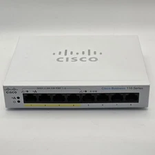 Cisco Business CBS110-8PP-D-NA Switch 8-Port Partial Poe