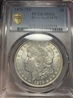 1878 7TF Reverse Of ‘79 PCGS MS62 Morgan Silver Dollar