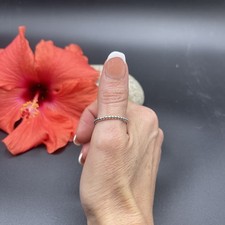 Stunning Unique Handmade 925 Sterling Silver Stackable Band Ring B108