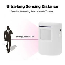 Smart Motion Sensor Alarm Wireless Doorbell Plug-in Door Bell Home Security KPXI