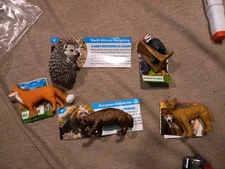 Lot Of 5 Yowie Animals All In Great Condition With Booklets