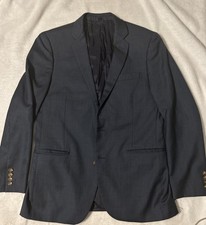 J.Crew Thompson 40R Blue 100 Wool Two Button Sport Coat Blazer