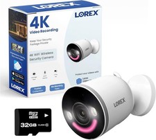 4K Spotlight Indoor/Outdoor Wi-Fi 6 Security Camera with Smart Security Lighting