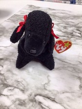 Gigi the Black Poodle Ty Beanie Baby Stuffed Animal Toy 1997