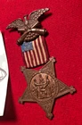 ALL ORIGINAL CIVIL WAR GAR VETERANS' MEMBERSHIP BADGE AND MEDAL - B87913