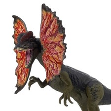 Jurassic World 4" Dilophosaurus Spitter Figure 2022 Dominion Movie Park Dinosaur