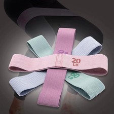 New Anti-Slip Resistance Bands Leg Hip Circle Expander Durable Elastic Workout B