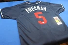 FREDDIE FREEMAN Autographed Baseball Jersey Atlanta Braves JSA COA Signed Auto