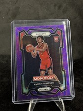 2023-24 Panini Prizm Monopoly - Amen Thompson #33 Purple Wave Prizm (RC)