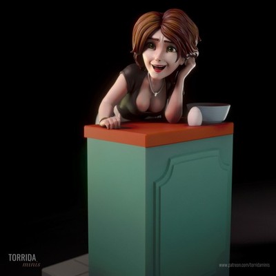 Aunt Cass - Fan Art Multi Part Resin 3D Printed Kit