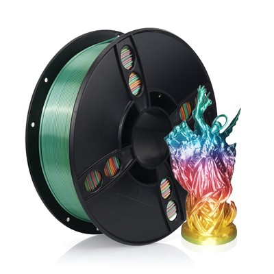 PLA Silk Rainbow Macarons 1KG 3D-Drucker Filament für FDM 3D Drucker Spool DE
