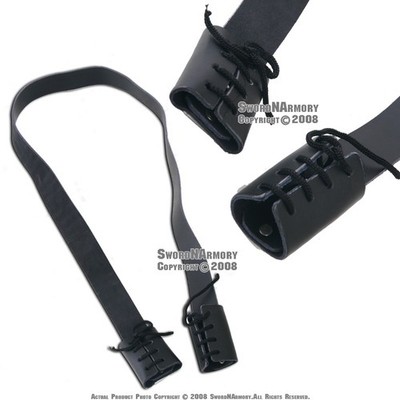Pleather Back Hanger Frog Medieval Baldric Sword Belt
